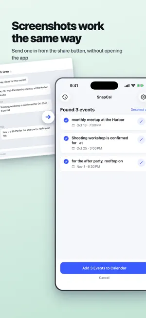 SnapCal — Photo to Calendar screenshot 3