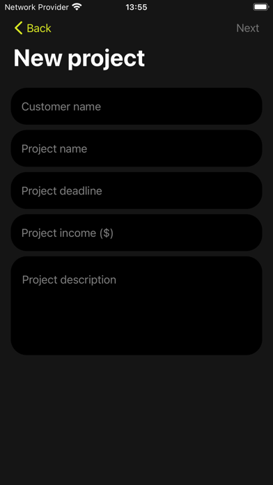Freehelper – Your Projects Screenshot