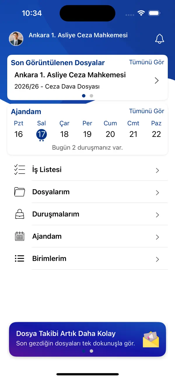 Screenshot #1 pour UYAP Mobil