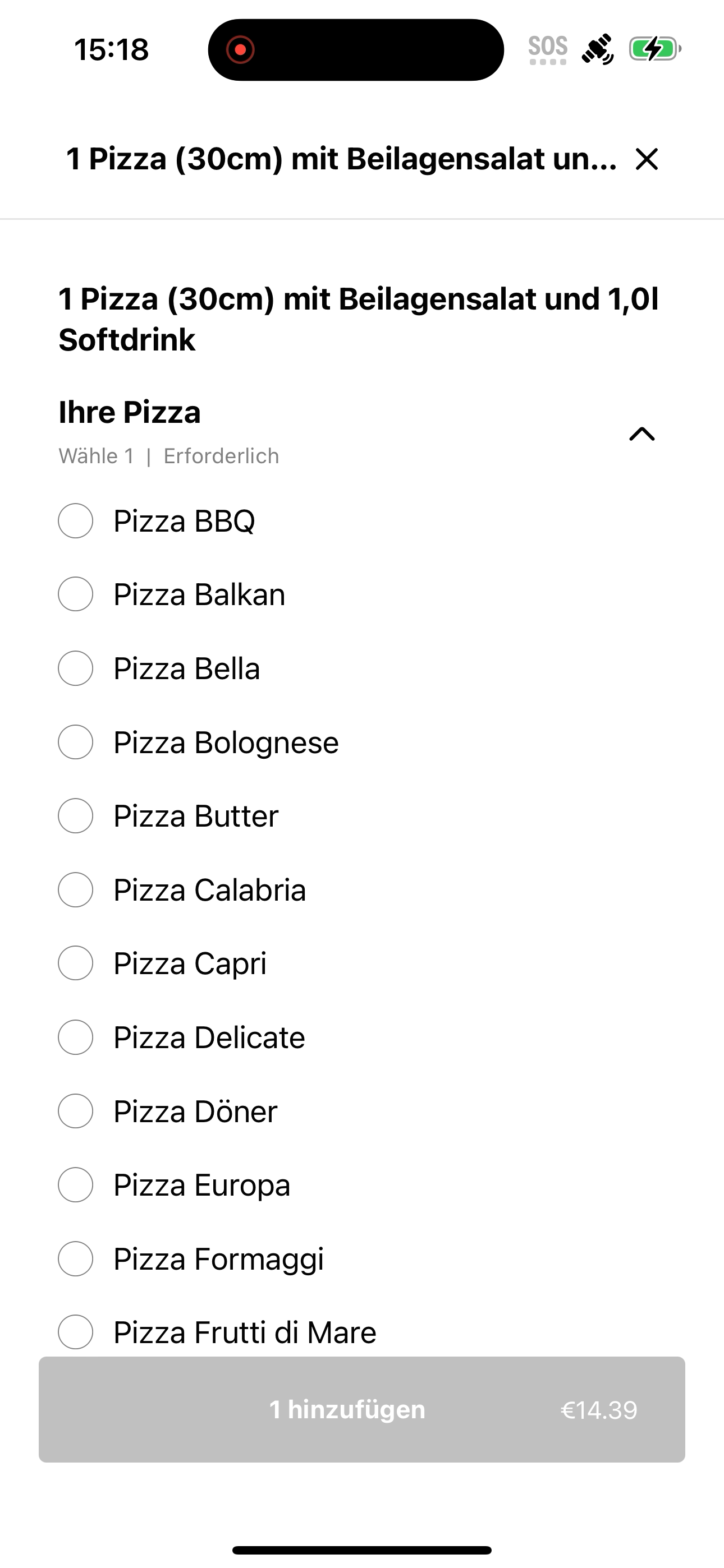 Pizza Sofort Karlsruhe