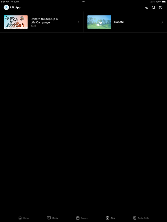 Lutherans For Life iPad screenshot 4 - Education app