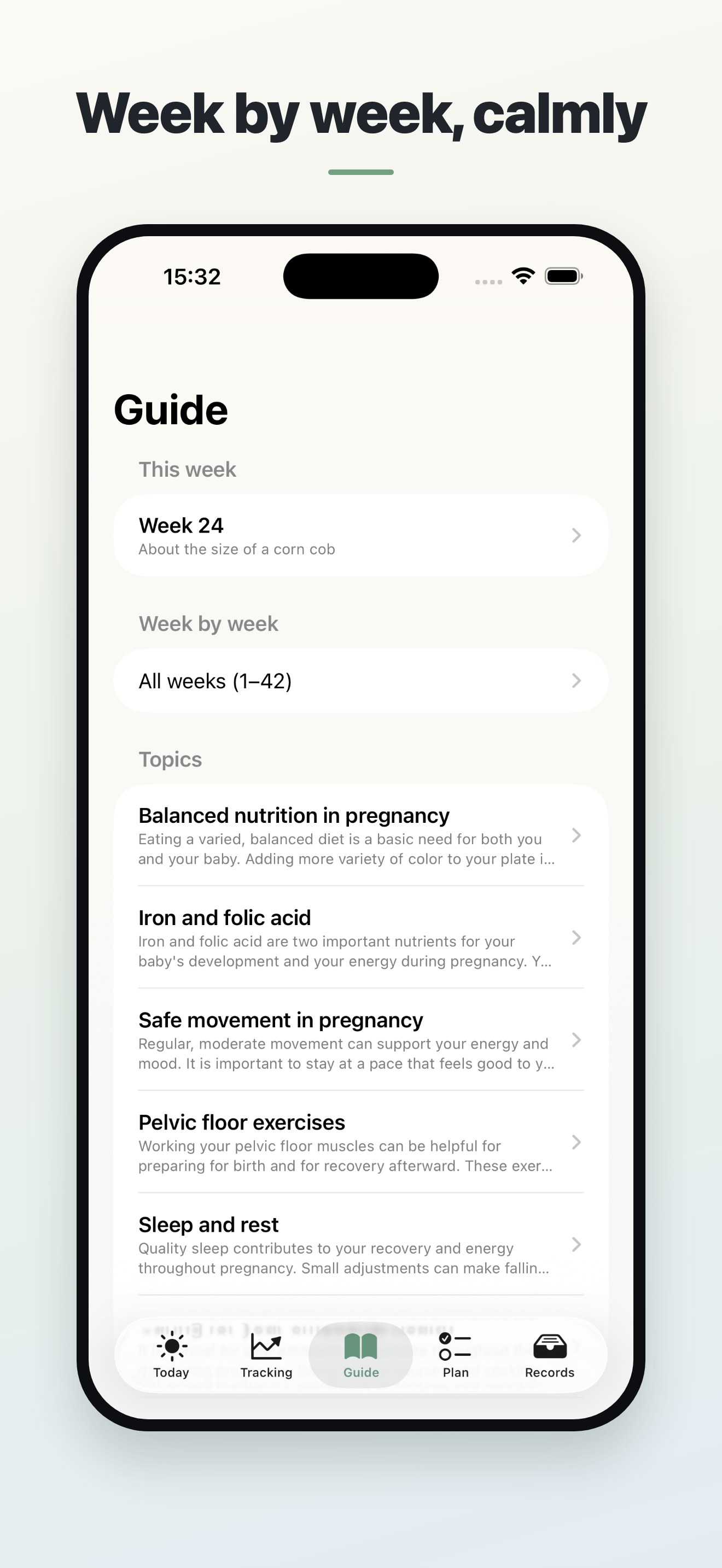 Pregnancy Compass screenshot 3