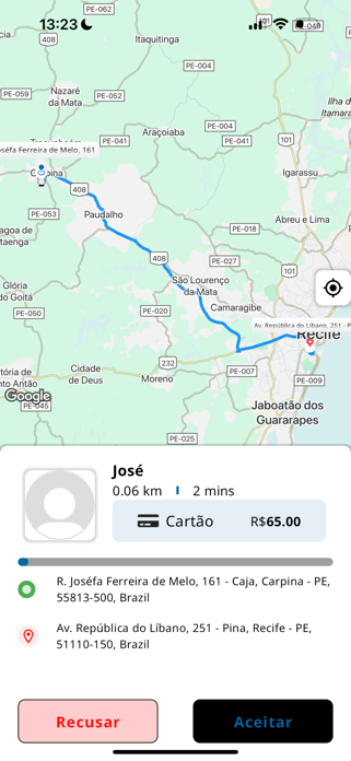 PebasMobi Passageiro Screenshot 1 of 4