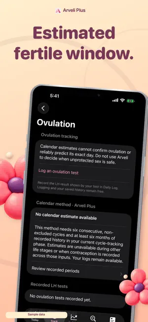 Arveli: Period & Health Log screenshot 3
