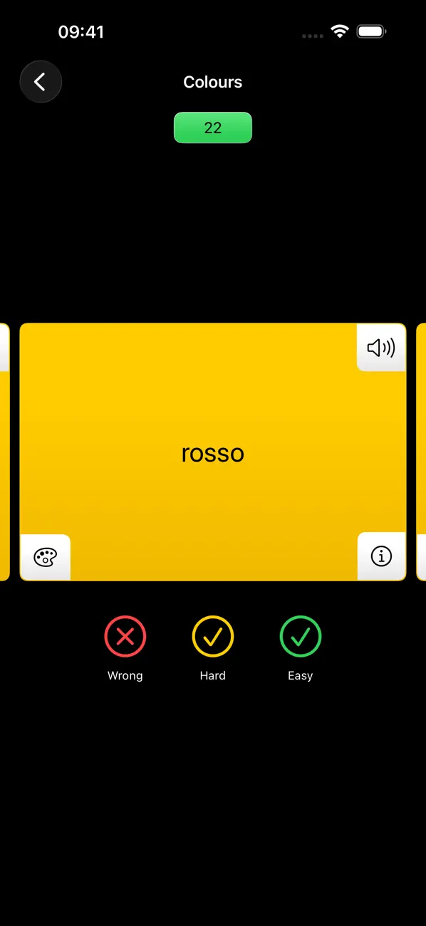 Screenshot #2 pour Flashcard Italian