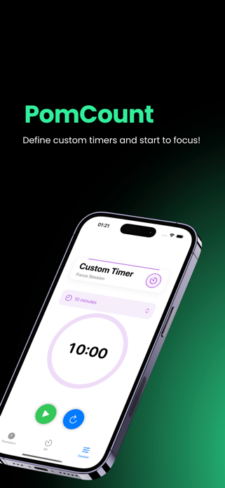 PomCount: Pomodoro Timer&Focus Screenshot 2 of 5
