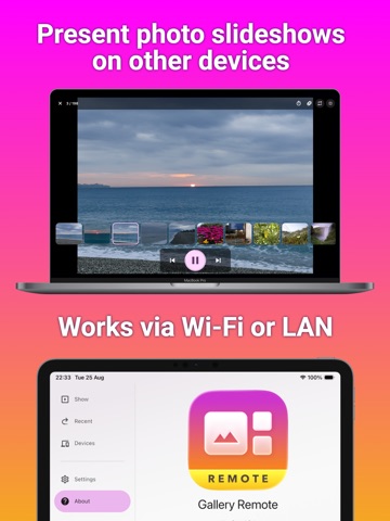 Gallery Remote - Photo Shows iPad screenshot
