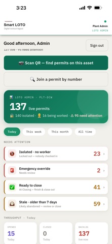 Smart LOTO for Safe Operations screenshot
