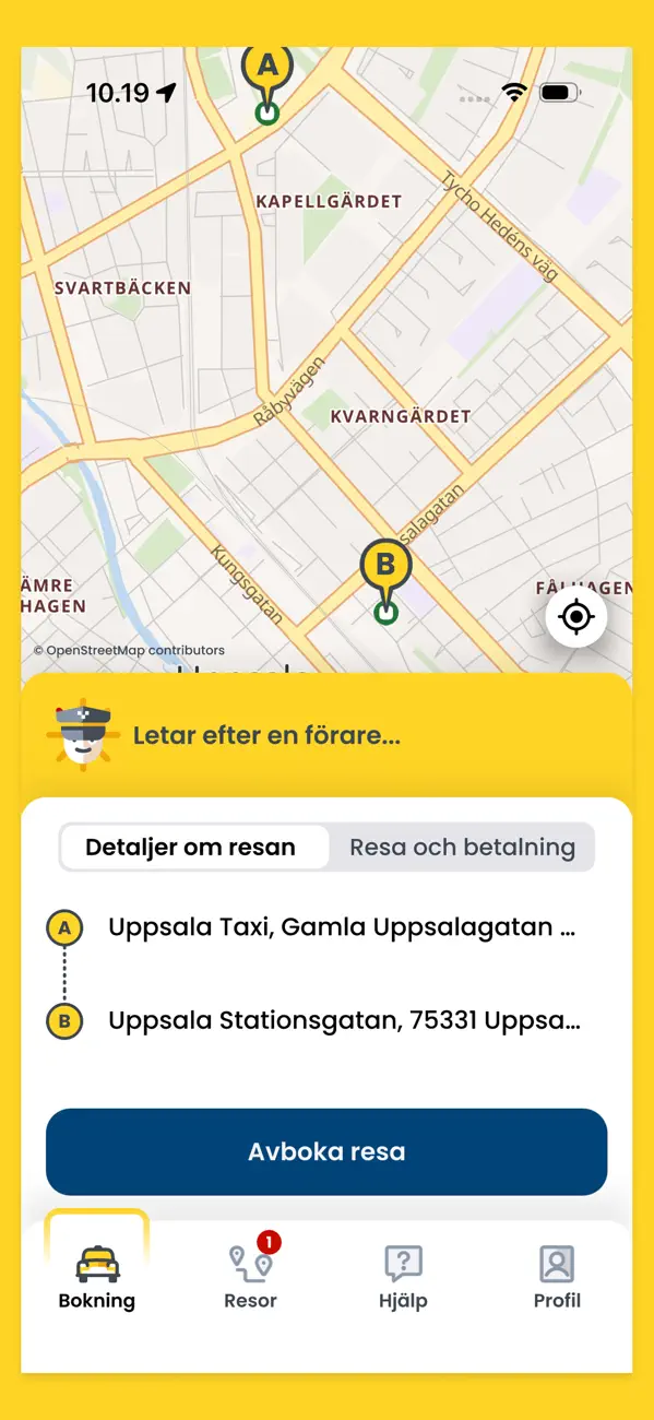 Screenshot #2 pour Uppsala Taxi 100 000