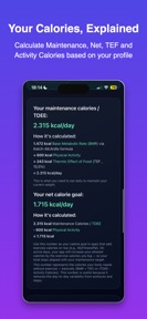 Accurate Calorie Calculator screenshot