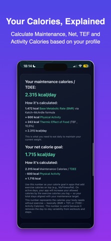 Accurate Calorie Calculator Screenshot 1 of 4