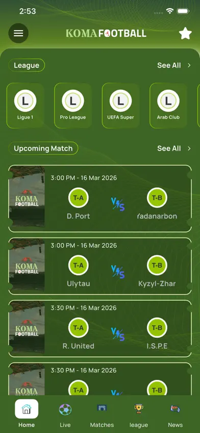 KOMA FOOTBALL screenshot 1