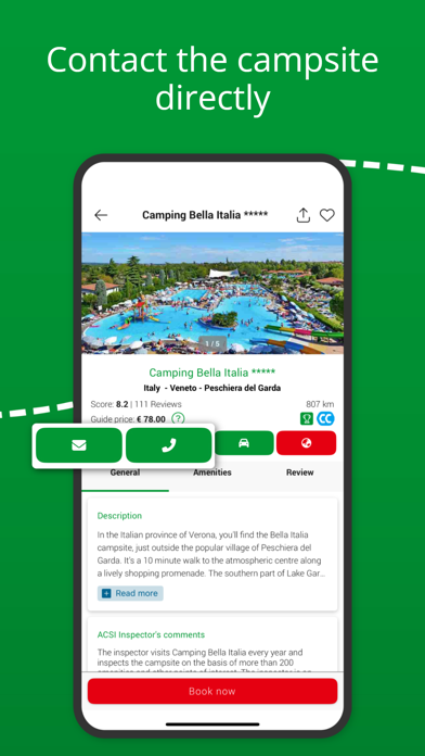 ACSI Campsites Europe Screenshot