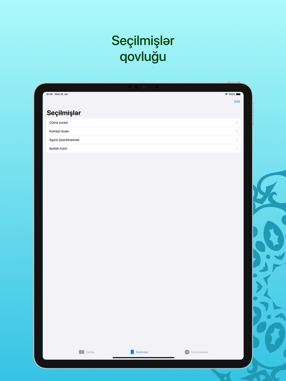 Charaka - Essential Duas iPad screenshot 4 - Reference app