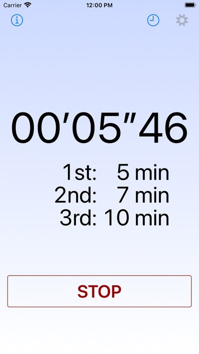 Screenshot 4 of Voice Over Stopwatch App