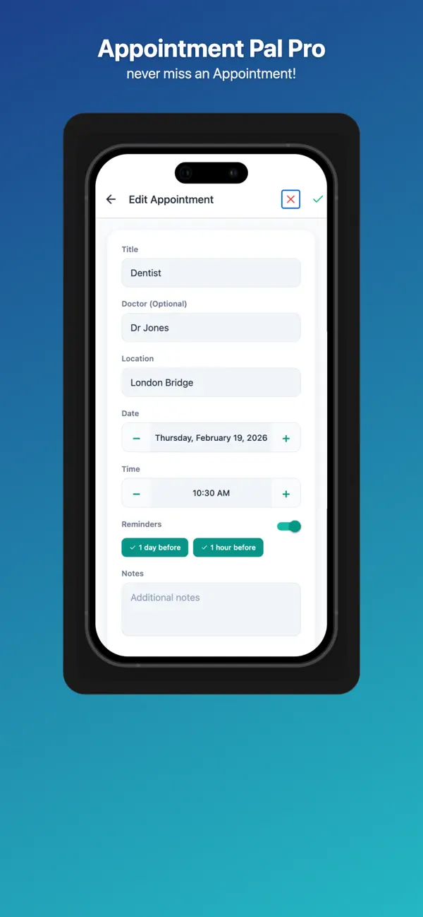 Screenshot #2 pour Appointment Pal Pro
