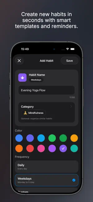 Momentum - Daily Habit Tracker screenshot 2