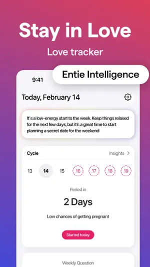 Entie - Love Tracker screenshot 1