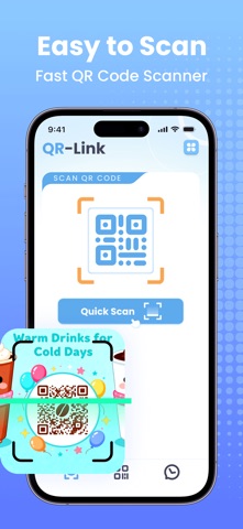 QR LINK：Easy Scanning iPhone screenshot