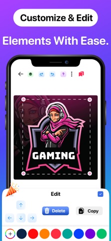 Logo Maker and AI Logo Creator iPhone screenshot