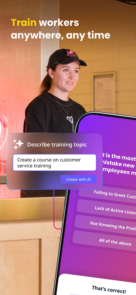 SafetyCulture (iAuditor) - The tool supports on-the-go learning, offering an "AI-driven training course creator" and interactive "multiple-choice training modules".
