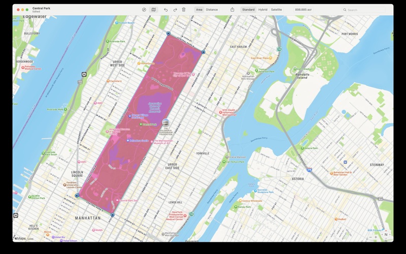 Screenshot #2 pour Geo Measure: Map Area/Distance