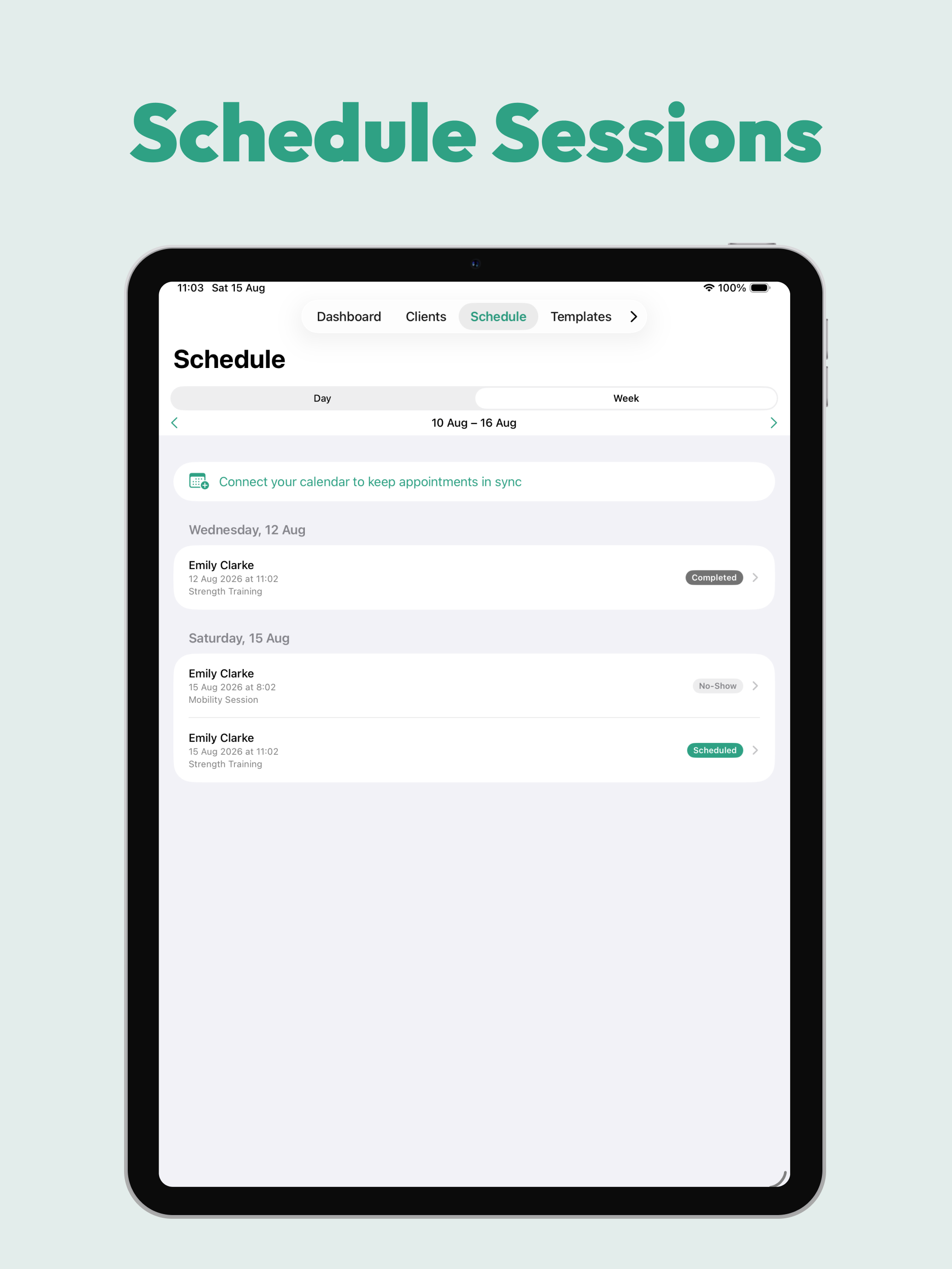 PlankNote: PT Client Tracker screenshot 10