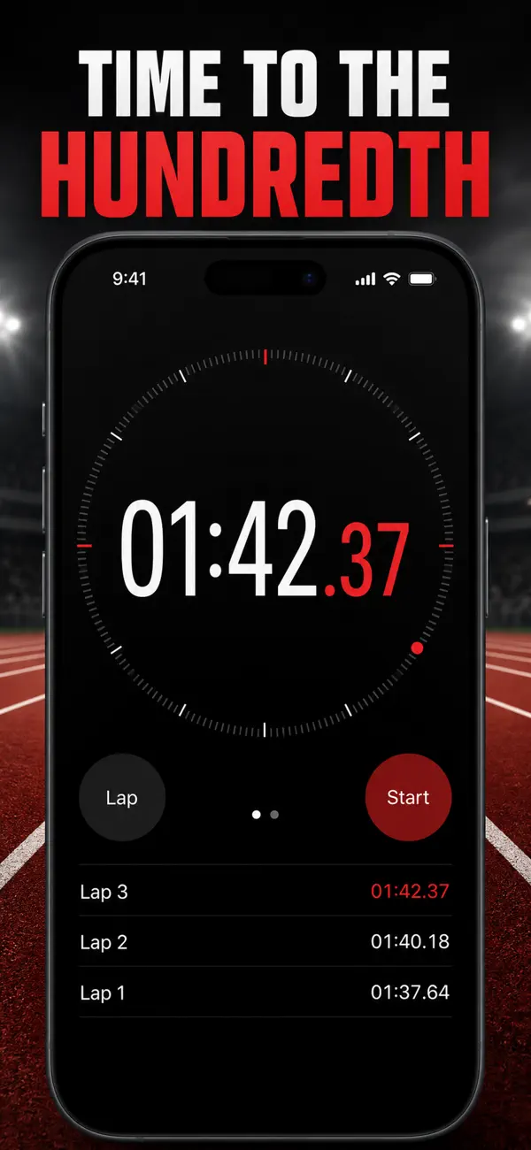 Screenshot #1 pour Chronomètre: Tours & Splits