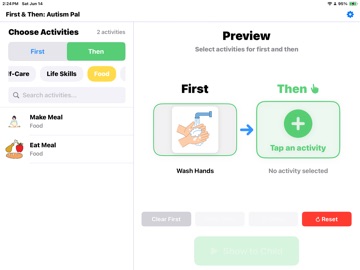 First and Then Visual Schedule iPad screenshot