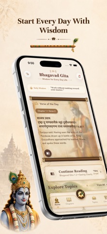 GitaVerse : The Bhagavad Gita iPhone screenshot