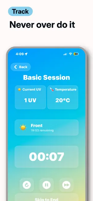 Tanning App & UV Index screenshot 3