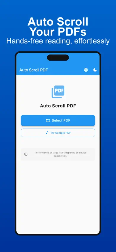 Auto Scroll PDF screenshot 1