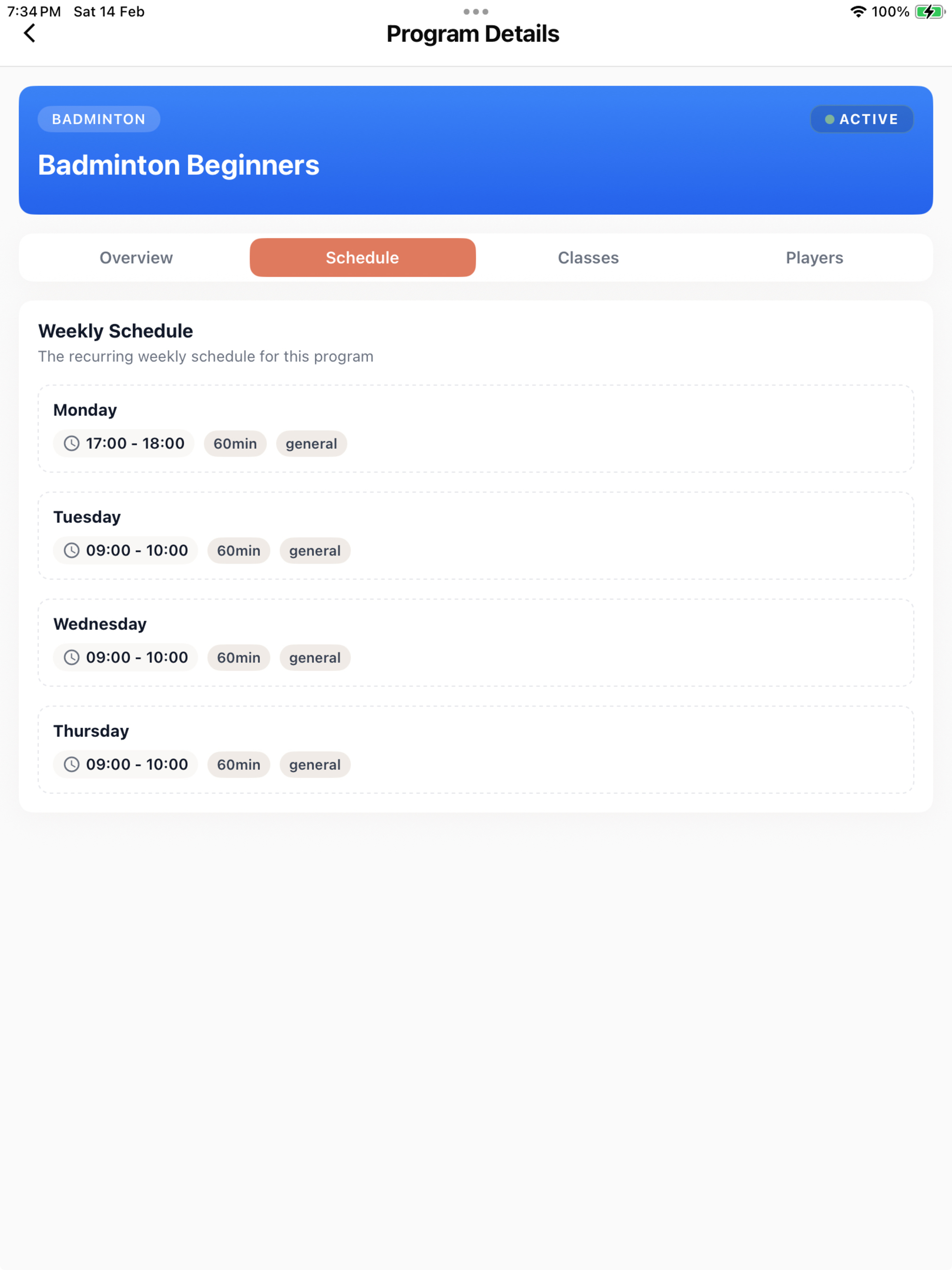Vertexo Coach screenshot 18