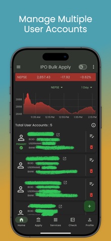 IPO Bulk Apply screenshot