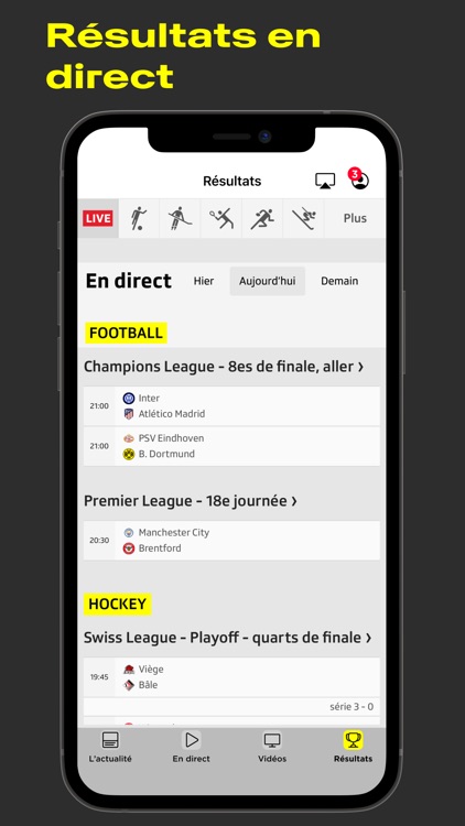 RTS Sport: Live et Actualité screenshot-3