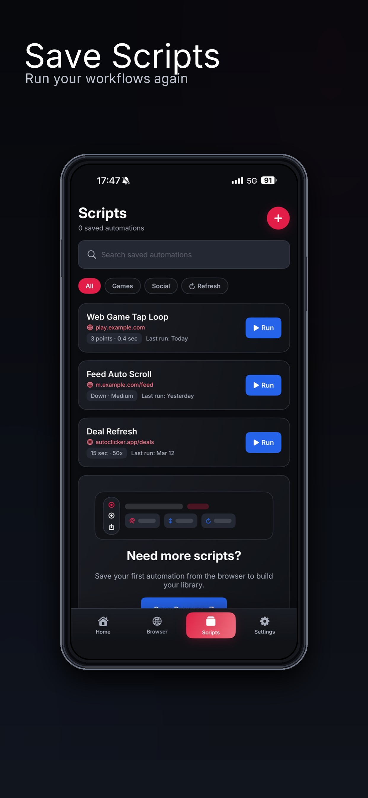 AutoClicker - Web Auto Tap screenshot 4