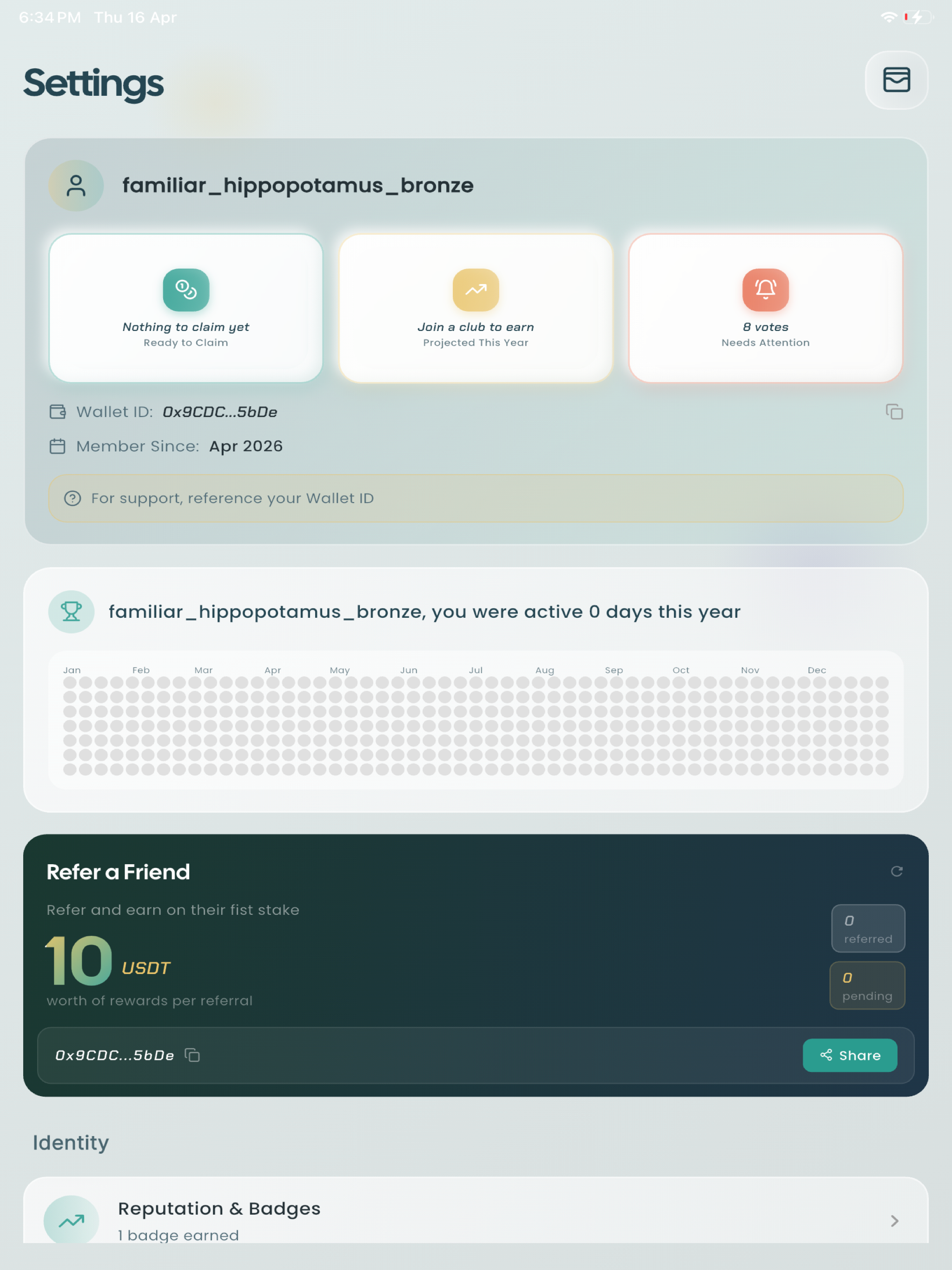 Fexr Wallet screenshot 9