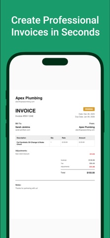 Invoice Maker & Billing: Cuiby Screenshot 1 of 4