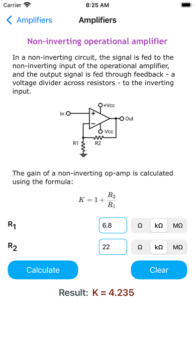 Screenshot #2 pour Operational Amplifiers Guide