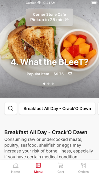 App screenshot