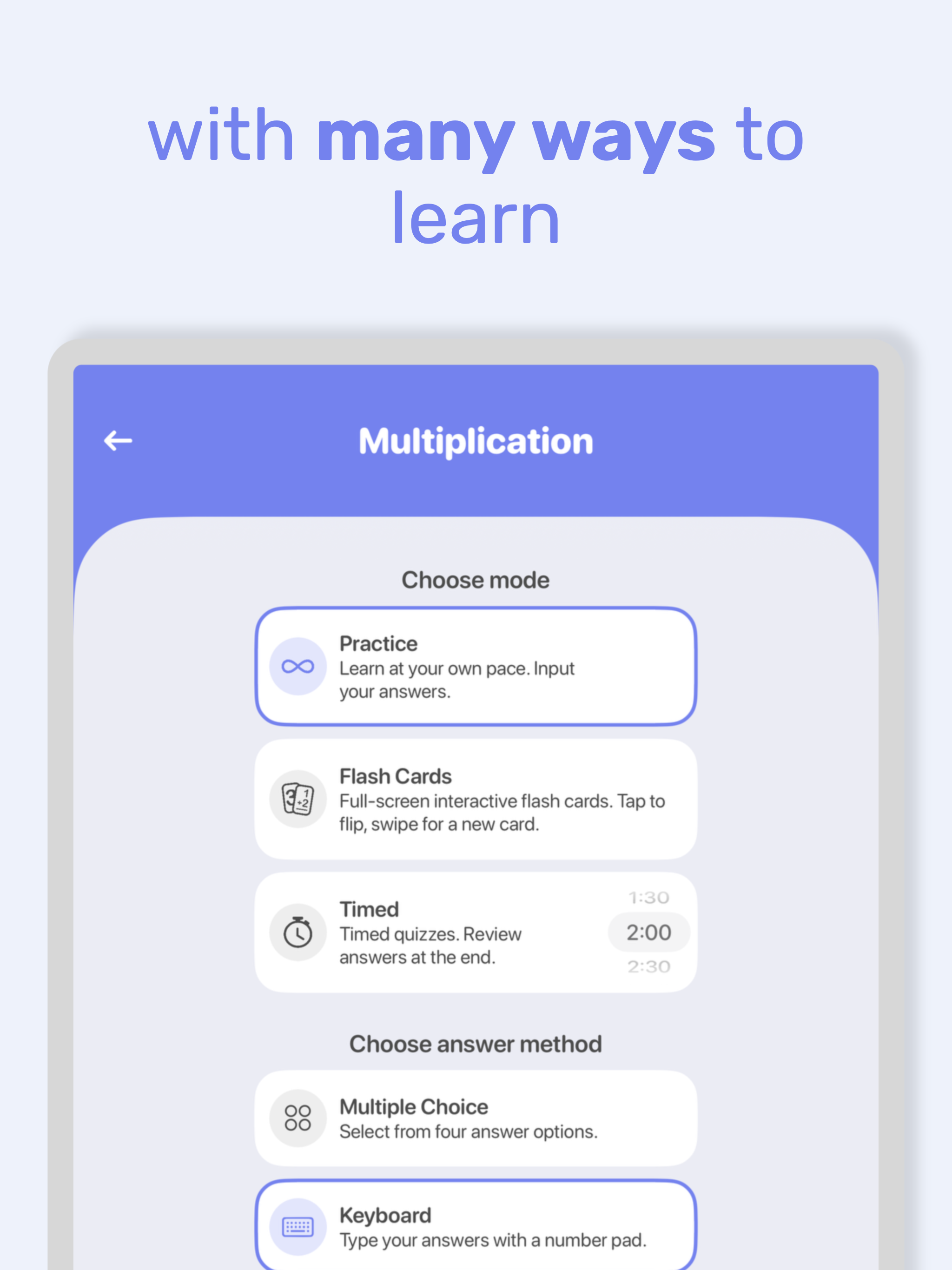 Smart Math Flash Cards & Games