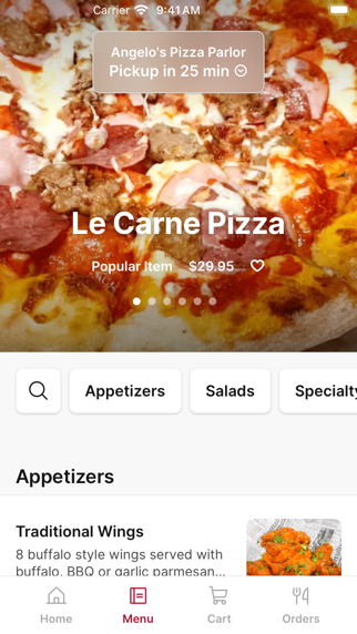 Angelo's West iPhone screenshot 2 - Food & Drink app