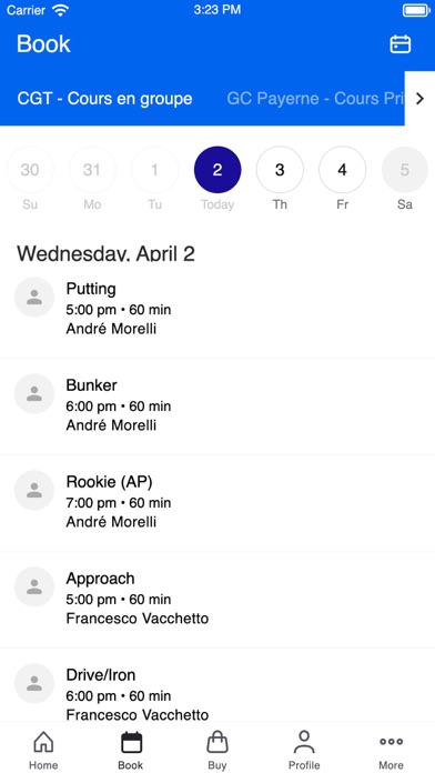 Screenshot #2 pour CrossGolf App