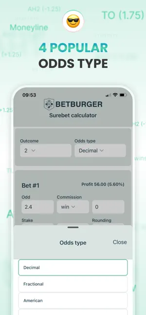 BetBurger Surebet Calculator screenshot 3