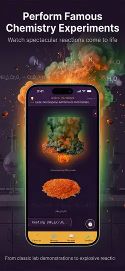 Capture d'écran de ChemLab: Chemistry Simulator sur iPhone 5