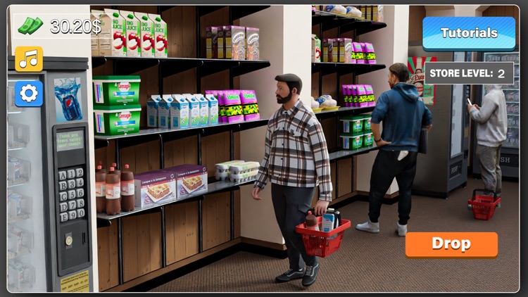 Supermarket Manager Cashier 3d