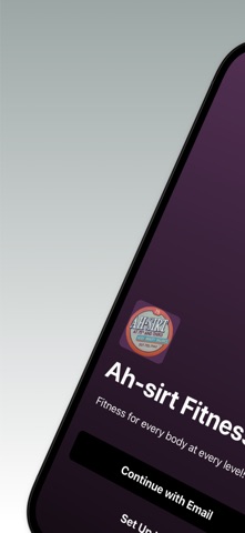 Ah-sirt Fitness iPhone screenshot