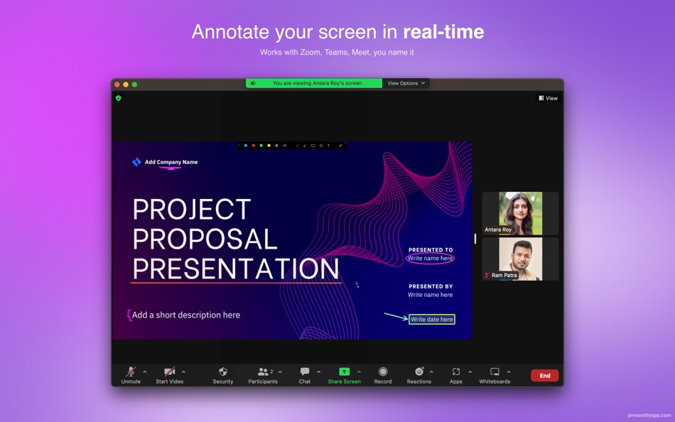 #2. Presentify - Screen Annotation (macOS) 게시자: Ram Patra
