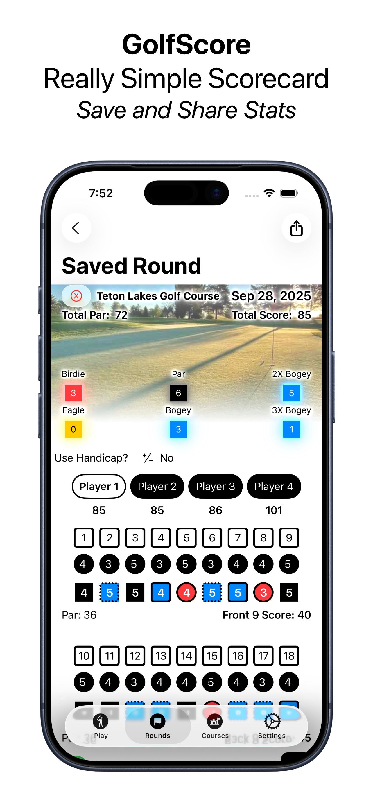 GolfRSS screenshot 3