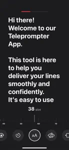 Mirror teleprompter for video screenshot #3 for iPhone
